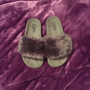 2 for 10! Candie’s fuzzy slides